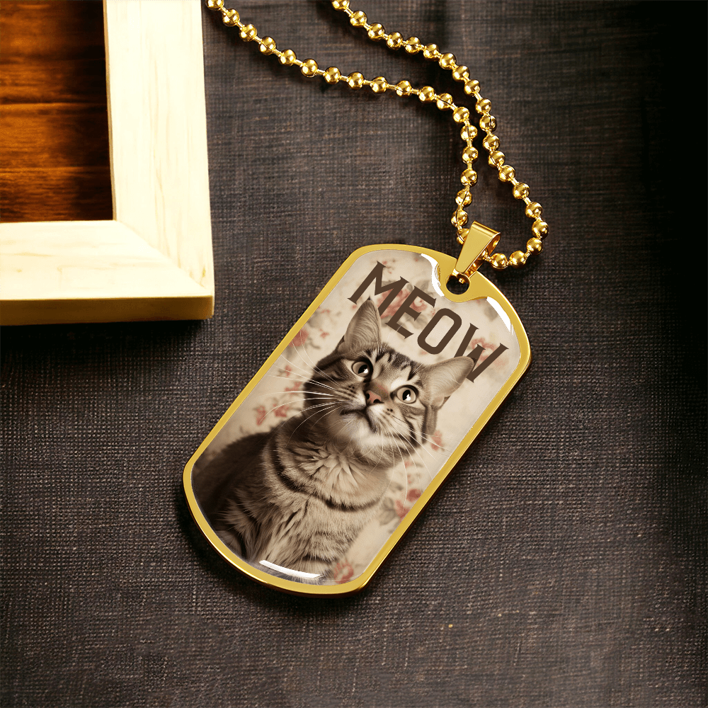 Collar Vintage Meow Tabby