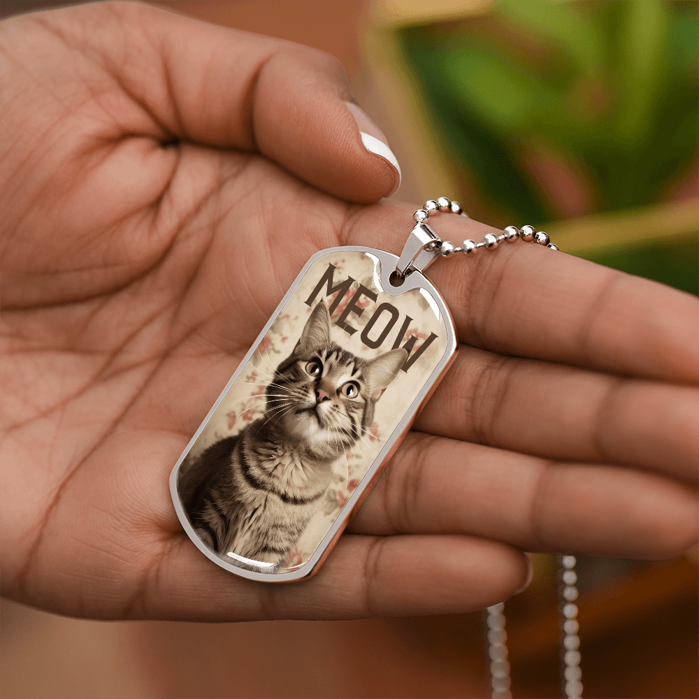 Collar Vintage Meow Tabby