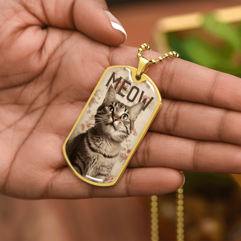 Collar Vintage Meow Tabby