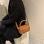 Bolso Cruzado Pequeño de Cuero PU Vintage para Mujeres