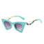 Lunettes de soleil vintage carrées en œil de chat pour un style tendance