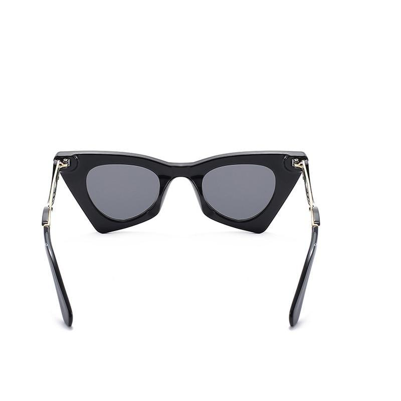 Lunettes de soleil vintage carrées en œil de chat pour un style tendance