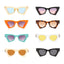 Lunettes de soleil vintage carrées en œil de chat pour un style tendance