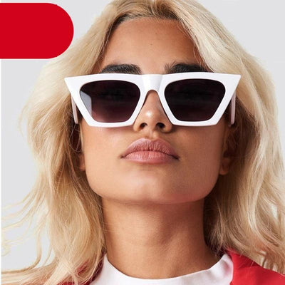 Chic Vintage Cat Eye Sunglasses for Women - Retro Style with Colorful Frames - Korvel