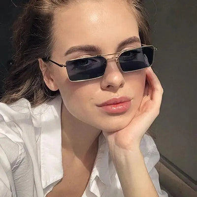Luxury Vintage Square Sunglasses for Women - UV400 Protection