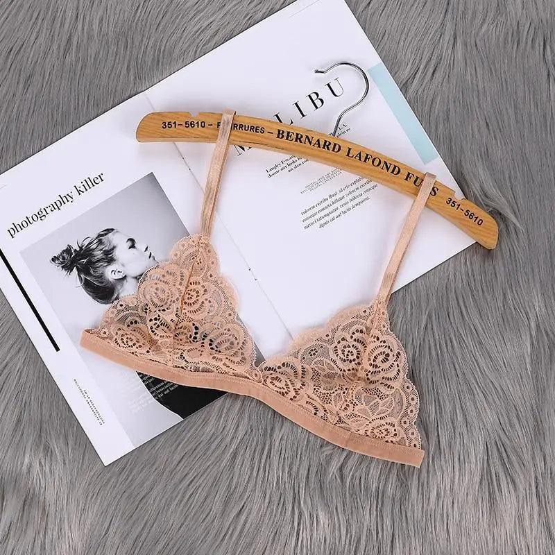 Vintage Lace Bra - Elegant and Comfortable Women's Underwear
