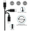 Paquete de 2 cables USB-C de 3 pies para carga y transferencia de datos