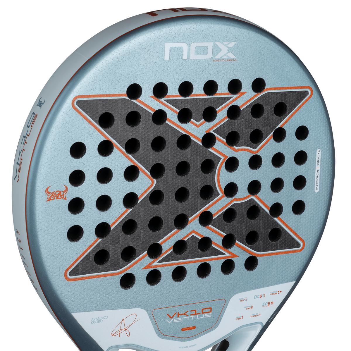 NOX VK Ventus Control 12K Padel Racket - Precision & Stability