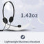Premium USB Headset with Noise Cancelling Microphone for PC