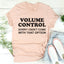 Camiseta de Control de Volumen