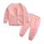 Conjunto de Ropa de Algodón Premium para Bebés - Chaqueta con Cremallera y Pantalones