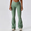 Pantalons de sport évasés pour femmes pour la gym et le yoga