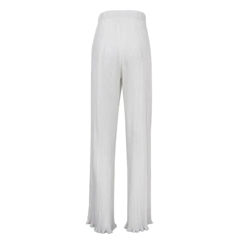Ensemble élégant de pantalons larges taille haute