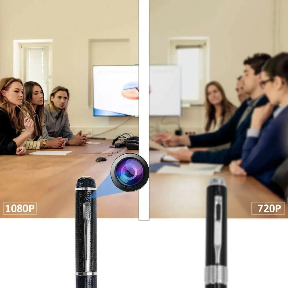 Enregistreur vidéo corporel mini HD 1080P - Caméra cachée stylo