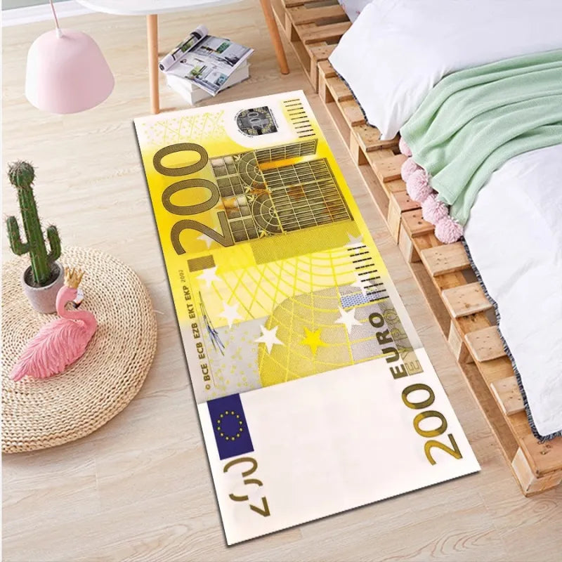 Alfombrilla Antideslizante con Patrón de Dólar
