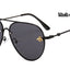 Gafas de sol piloto de lujo Bee