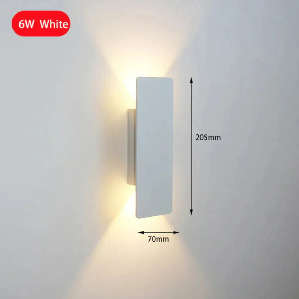 Modern 6W LED Indoor Wall Lamp for Bedroom & Living Room