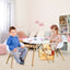 3-Piece Kid's Modern Round Table and Chair Set