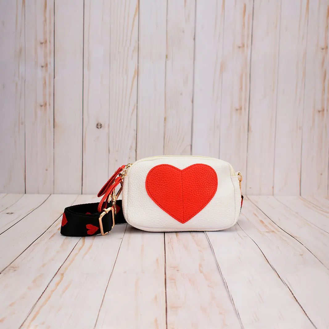 Sac bandoulière Love - Design en cuir vegan élégant