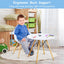 3-Piece Kid's Modern Round Table and Chair Set