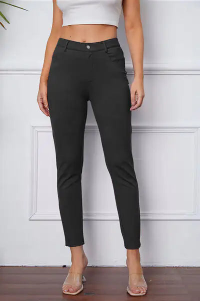 Pantalones Esenciales de Puntada Elástica