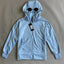 Hoodie Zip avec Décoration de Lentille Stylée pour Hommes et Femmes