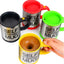 Premium Self Stirring Coffee Mug - 400ml Stainless Steel