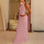 2-Piece Chic Halter Dress Suit Set