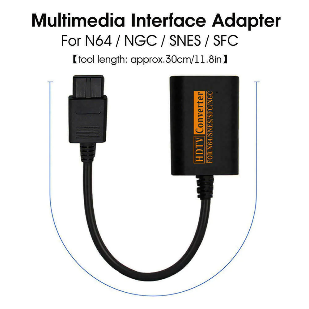 Adaptador Convertidor de N64 a HDMI para Consolas Nintendo