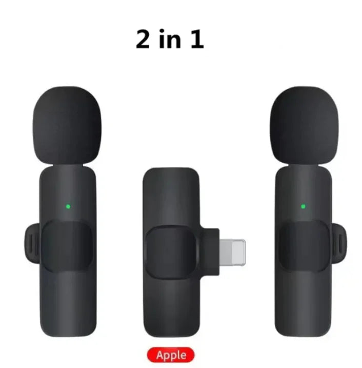 Microphone d'enregistrement clip-on omnidirectionnel