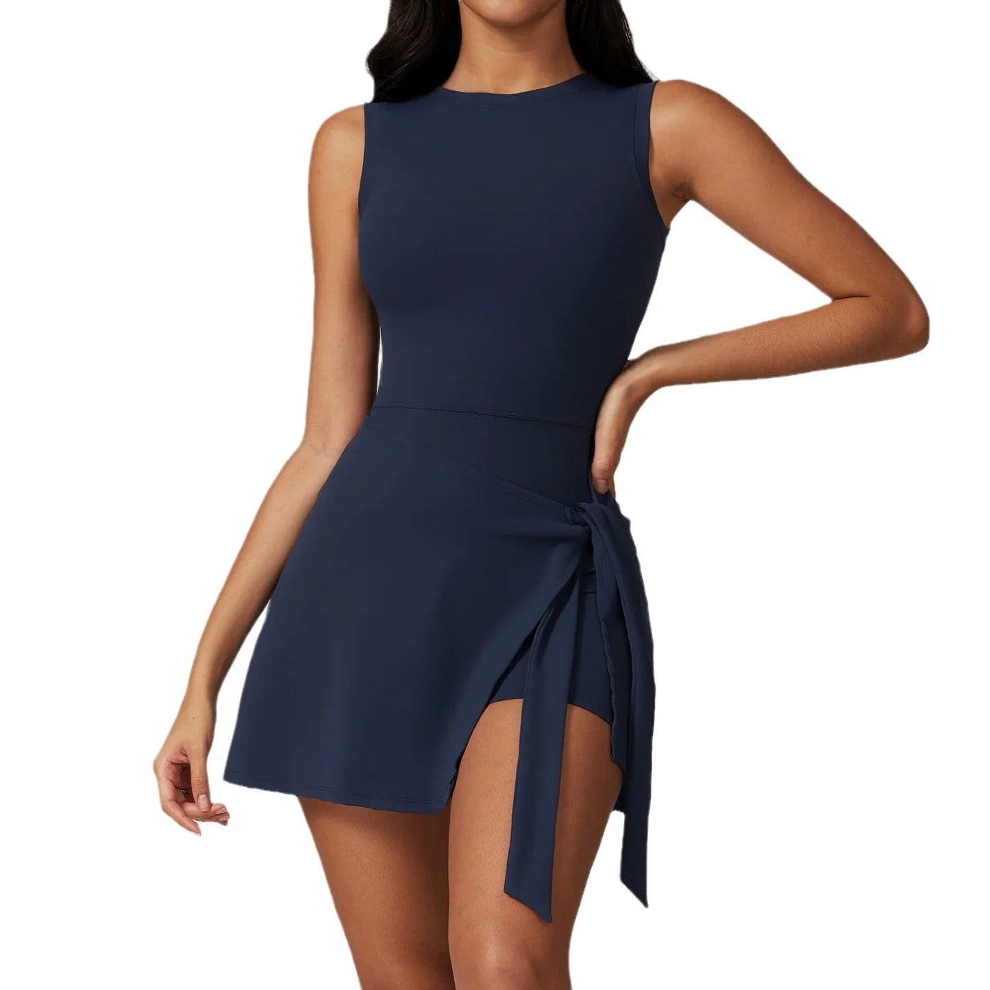 Conjunto de Tenis de Dos Piezas para Mujeres con Estilo Activo