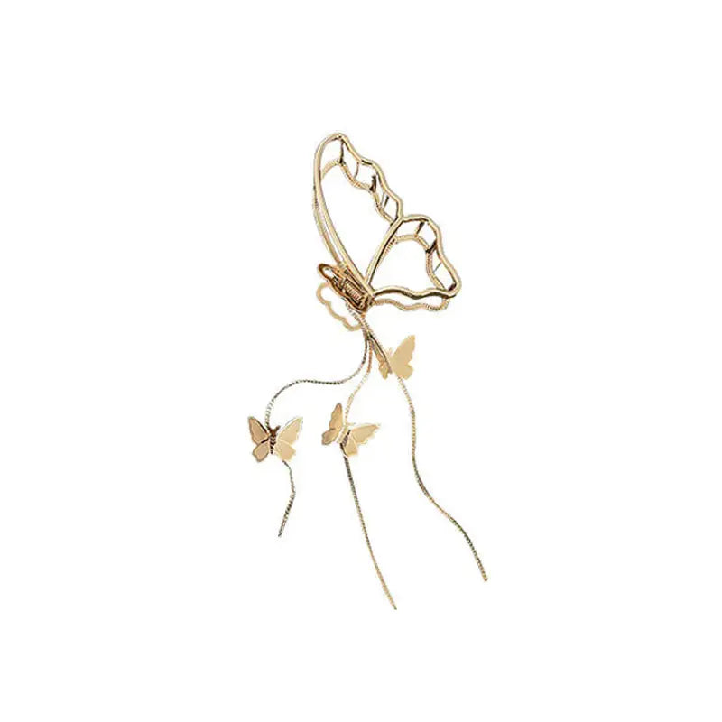 Pinza para el cabello en forma de mariposa elegante para recogidos con estilo