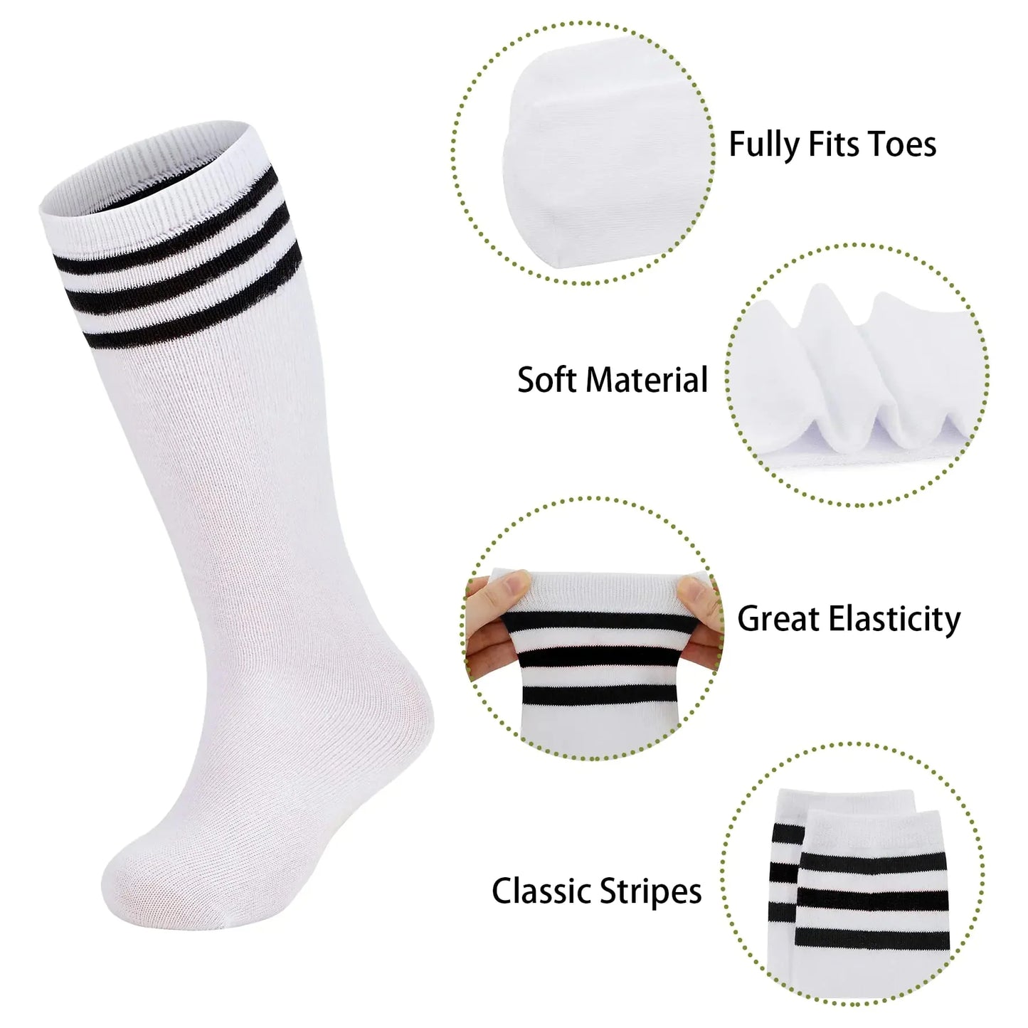 Calcetines altos para niños Zando - 4 pares