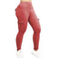 Pantalones de Trabajo Fitness de Alta Elasticidad con Bolsillos para Mujeres