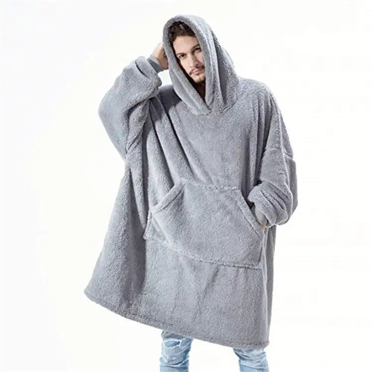 Sudadera con manta de felpa extragrande