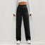 Pantalons décontractés taille haute pour un style sans effort