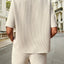 Waffle-Knit Half Sleeve Top and Shorts Set - Korvel