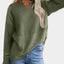 Waffle-Knit Notched Long Sleeve T-Shirt - Korvel