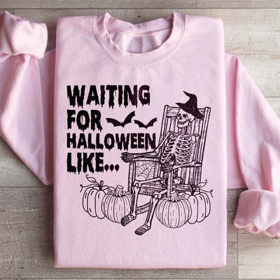 Sudadera Esperando Halloween Como