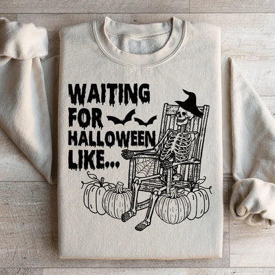 Sudadera Esperando Halloween Como