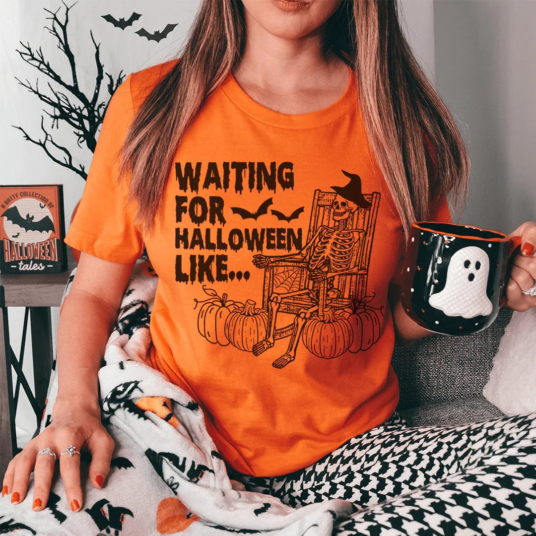 Waiting For Halloween Like Tee - Korvel