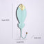 Decorative Wall Coat Rack with Leaf Design - Iron Hooks