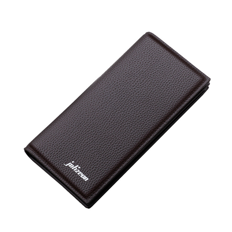 Wallet Men's Long Section Young People Thickened Large Capacity Wallet Suit Bag Plus Simple Men's Wallet - Korvel