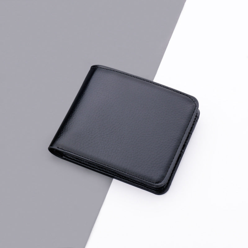 Wallet Men's Short Wallet  Business Wallet Simple Men's College Students Trendy Youth Wallet - Korvel