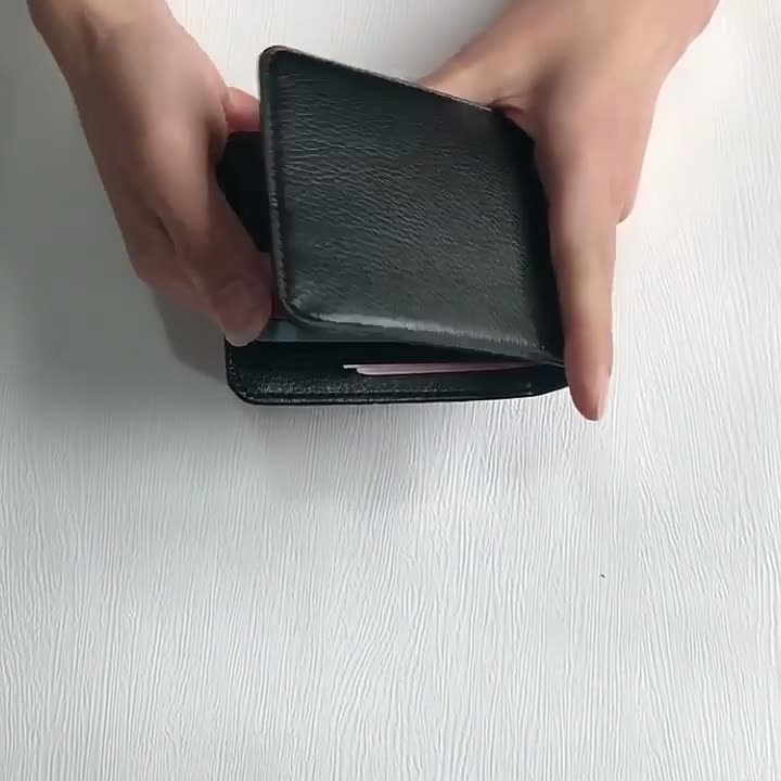 Wallet Men's Short Wallet  Business Wallet Simple Men's College Students Trendy Youth Wallet - Korvel