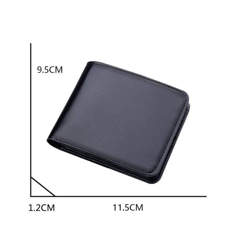 Wallet Men's Short Wallet  Business Wallet Simple Men's College Students Trendy Youth Wallet - Korvel