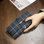 Wallets Long With Plaid PU Leather Fashion Hasp Coin Purse Phone Bag 10 Card Holders Female Wallet for girls ladies - Korvel