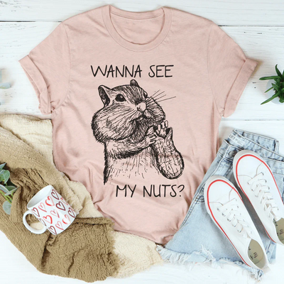 Camiseta "Wanna See My Nuts"