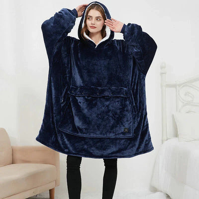 Warm Blanket Hoodie - Cozy Wearable Blanket