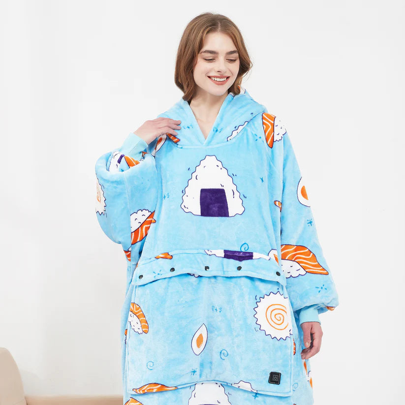 Warm Blanket Hoodie - Cozy Wearable Blanket